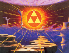 Das Triforce im goldenen Land